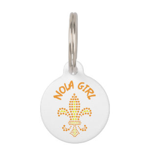 NOLA Girl Pet ID Tag