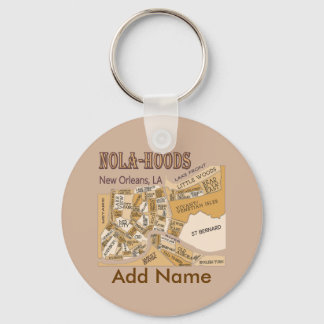 NOLA Hoods Key, NAME Keychain