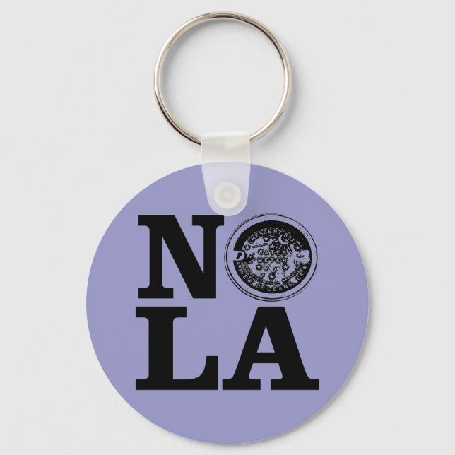 NOLa Keychain (Front)