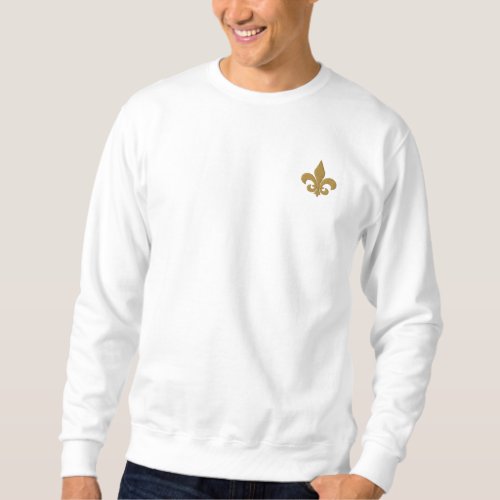 NOLA Nation Fleur De Lis Embroidered Sweatshirt