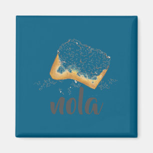 Nola New Orleans Louisiana Beignet Pastry Beignets Magnet
