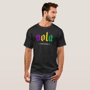 NOLA New Orleans Louisiana Nawlins Mardi Gras T-Shirt
