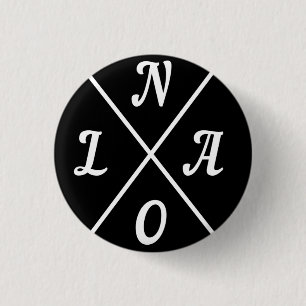 Nola New Orleans Louisiana United States Button