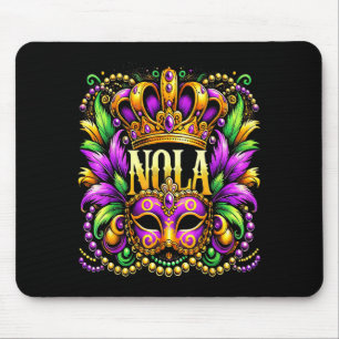 Nola New Orleans Mardi Gras 2025  Mouse Pad