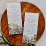 NOLA New Orleans Skyline Wedding Program Card