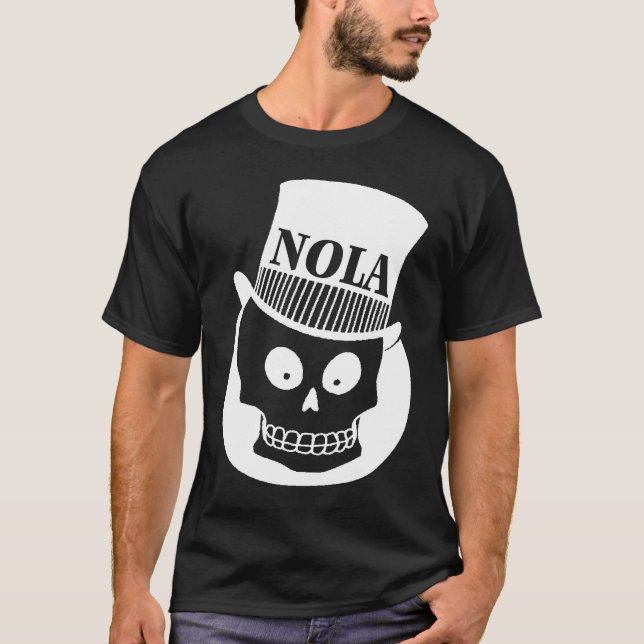 Nola Skull in Top Hat (Front)