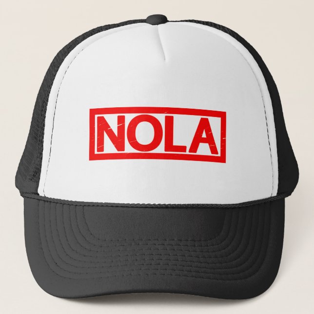 Nola Stamp Trucker Hat (Front)