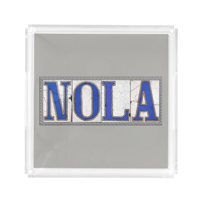 NOLA Street Tile Tray (Front)