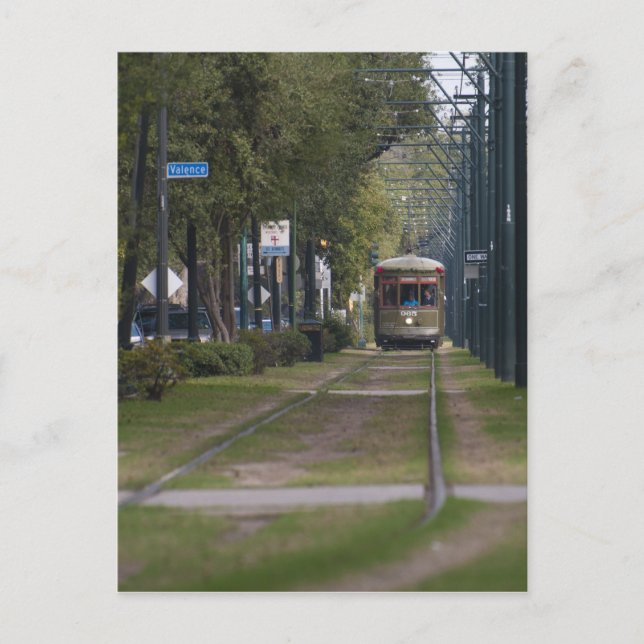 NOLA Streetcar Postcard (Front)