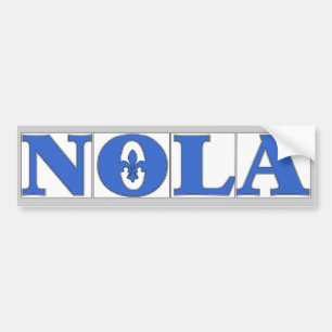 NOLA TIles Fleur Bumper Sticker