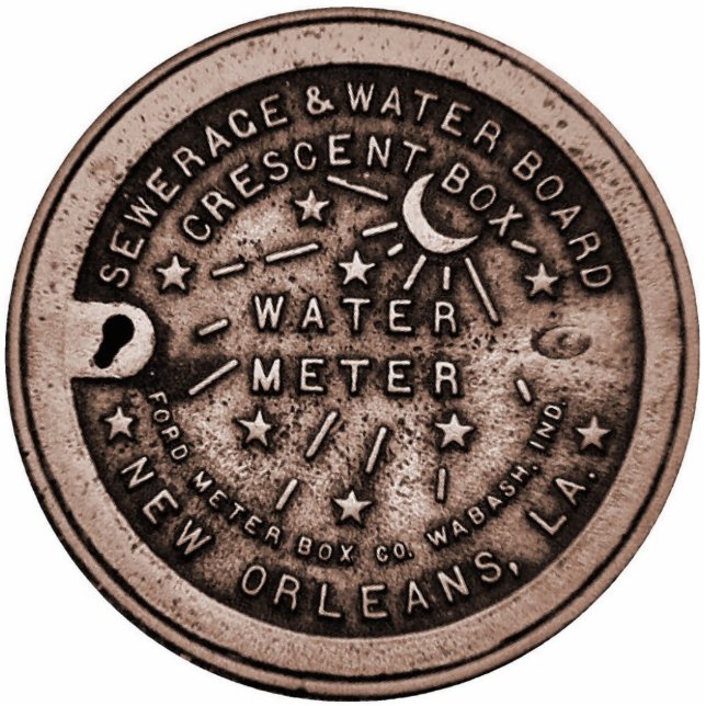 NOLa Water Meter Cover Cutout (Front)