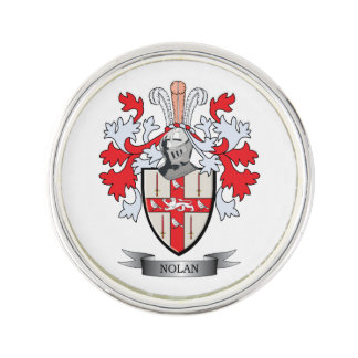 Nolan Coat of Arms Lapel Pin