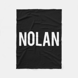 Nolan - Cool New Funny Name Fan Gift Tee  Fleece Blanket