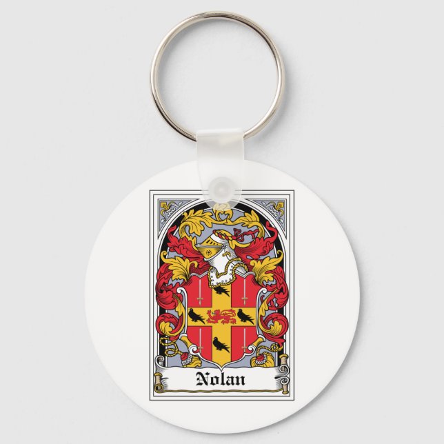Nolan Family Crest Keychain (Front)