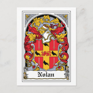 Nolan Family Crest Postcard