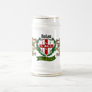Nolan Irish Shield Beer Stein