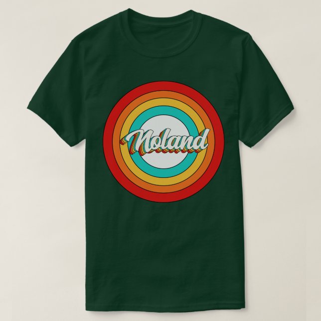 Noland Name Shirt Vintage Noland Circle (Design Front)