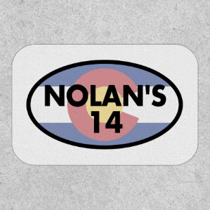 Nolan's 14 Colorado Flag Oval Patch