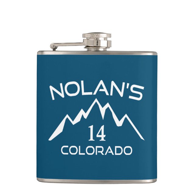 Nolan's 14 Colorado Flask (Front)