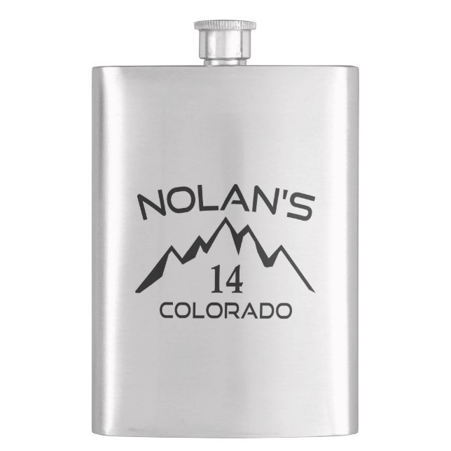 Nolan's 14 Colorado Flask (Front)