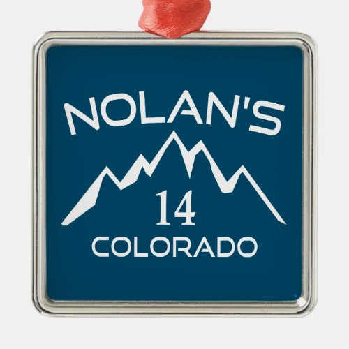 Nolans 14 Colorado Metal Ornament