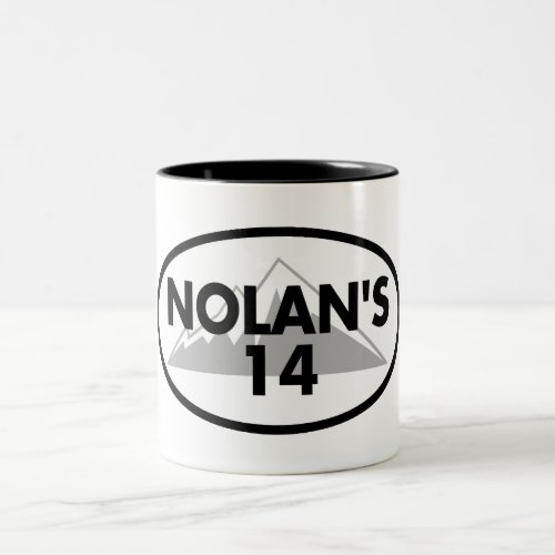 Nolans 14 Colorado Oval Two_Tone Coffee Mug