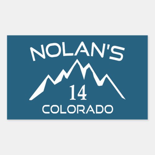 Nolans 14 Colorado Rectangular Sticker