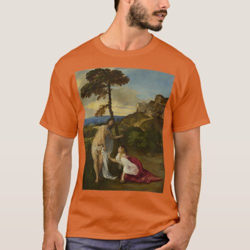 Noli me Tangere 1514 By Titian T_Shirt