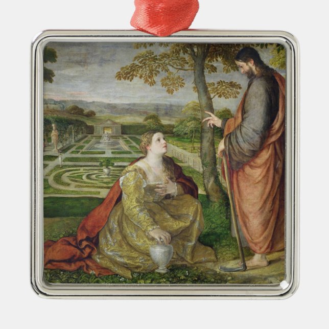 Noli Me Tangere Metal Ornament (Front)