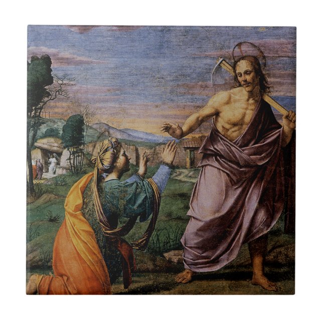 Noli Mi Tangere by Franciabigio Tile (Front)