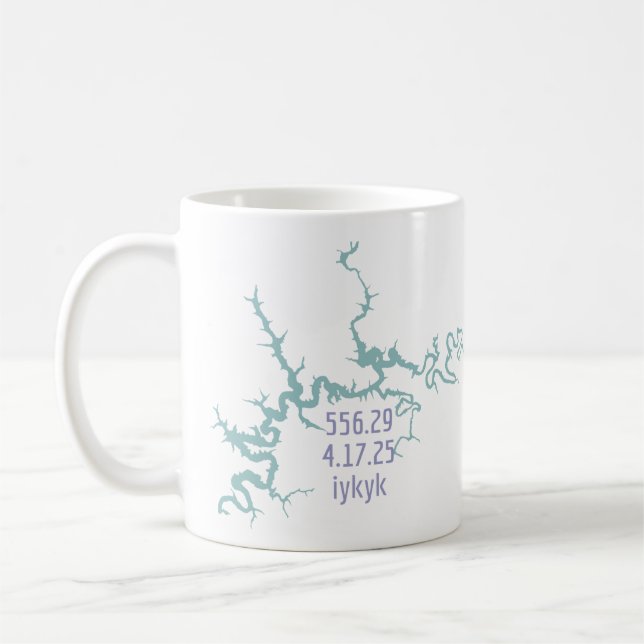 Nolin Lake 2025 Flood Coffee Mug (Left)