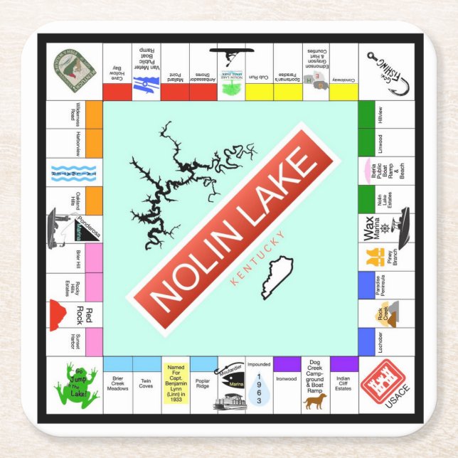 Nolin Lake Coaster (Front)