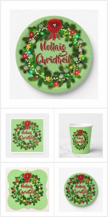 Nollaig Chridheil Scottish Merry Christmas Set