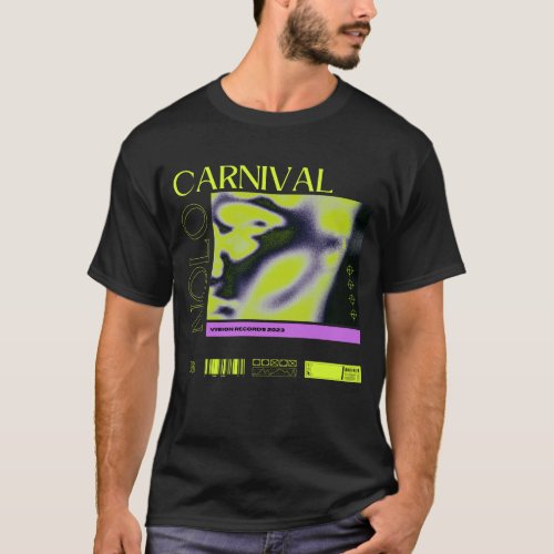 Nolo _ Black Carnival T Shirt With Tracklist