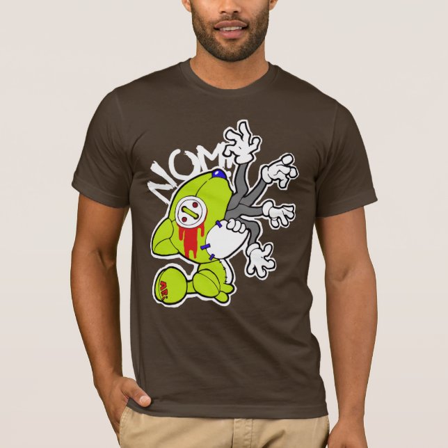 NOM! Armed Kitty T-Shirt (Front)