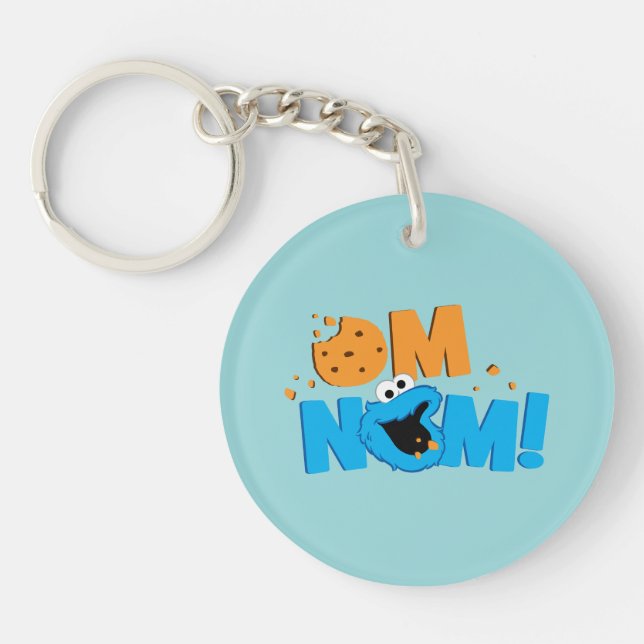 Nom Nom Cookie Keychain (Front)