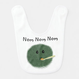Nom Nom Monster Baby Bib