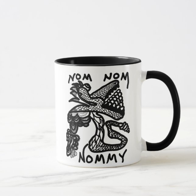 NOM NOM monster coffee mug (Right)
