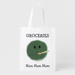 Nom Nom Monster Reusable Grocery Bag