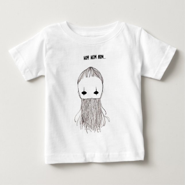 nom nom nom baby T-Shirt (Front)