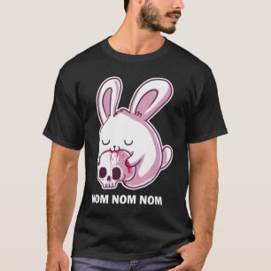 Nom Nom Nom Killer Rabbit Design for a naughty T-Shirt