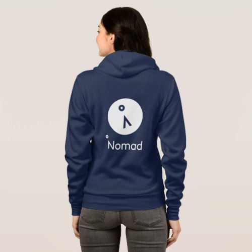 Nomad Ladies Dark Sweat Shirt with Zipper