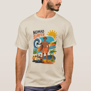 Nomad Surfer Beach Guy T-Shirt