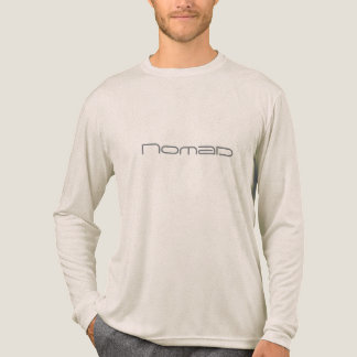 Nomad Word Text Minimalist Personalize T-Shirt Tri-Blend Shirt