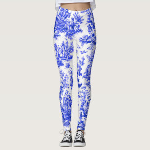 women's royal blue leggings