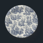 NOMADESAUSTRALIENS  navy toile de Jouy Paper Plates<br><div class="desc">NOMADESAUSTRALIENS  Navy toile de Jouy</div>
