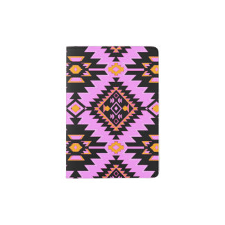 NOMADESAUSTRALIENS pink aztec Passport Holder