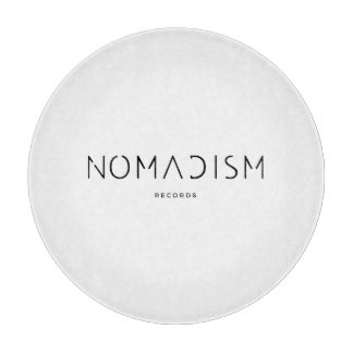Nomadism Records Black Logo Cutting Board