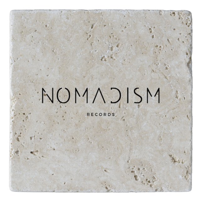 Nomadism Records Black Logo Trivet (Front)