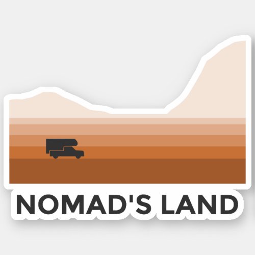 Nomads Land Sticker